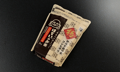 籾貯蔵 特別栽培米 無農薬コシヒカリ パッケージ